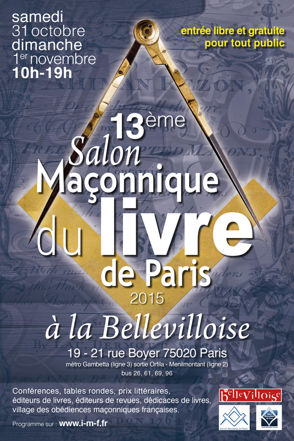 Salon Maçonnique du Livre de Paris 2015