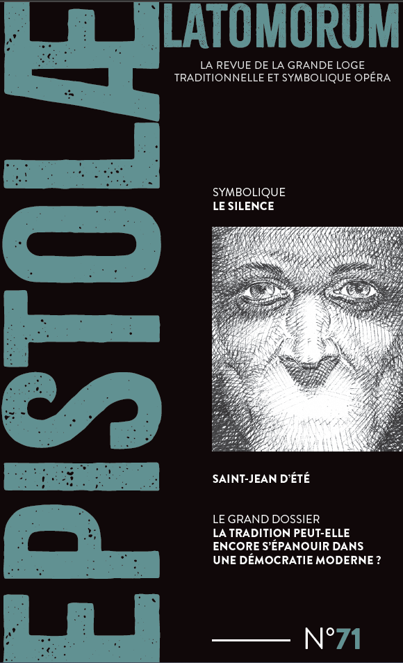 Couverture du numéro 71 de la revue Epistolae Latomorum