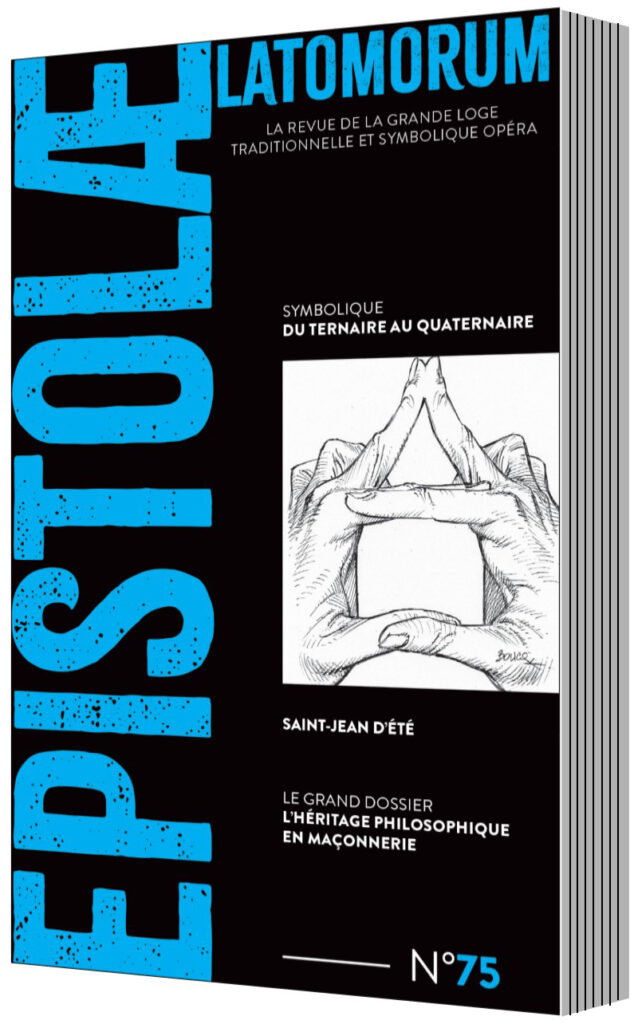 couverture du numéro 75 d'Epistolae, la révue de la GLTSO